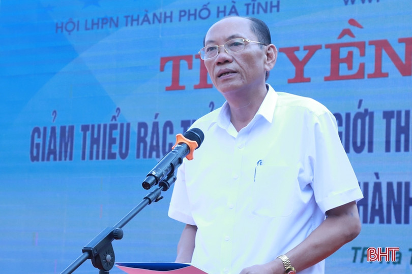 Phụ nữ TP Hà Tĩnh tích cực truyền thông giảm thiểu rác thải nhựa