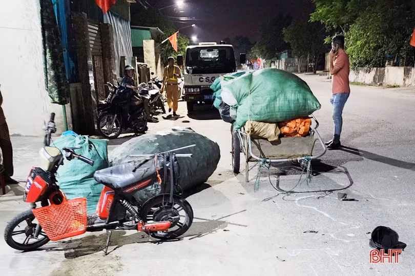 Công an TP Hà Tĩnh xử lý 23 trường hợp xe kéo tự chế