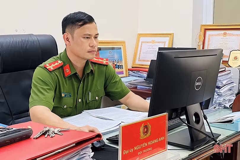 Đại úy công an tiêu biểu trong học và làm theo gương Bác