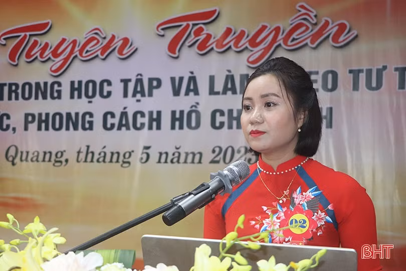 20 thí sinh Vũ Quang thi tuyên truyền điển hình học và làm theo Bác