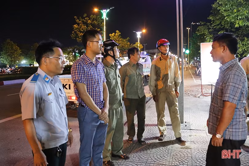 TP Hà Tĩnh thiết lập kỷ cương đô thị trên tuyến đường Hàm Nghi