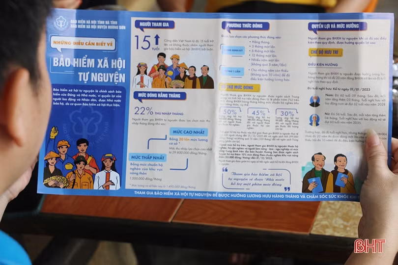 “Phủ sóng” bảo hiểm xã hội, bảo hiểm y tế ở huyện miền núi Hà Tĩnh