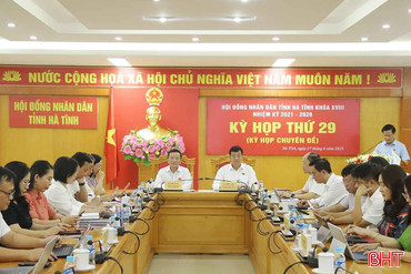 Kỳ họp thứ 29 HĐND tỉnh thông qua nhiều nghị quyết quan trọng