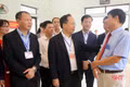 Bí thư Tỉnh ủy Nguyễn Duy Lâm kiểm tra công tác bầu cử tại xã Cẩm Xuyên