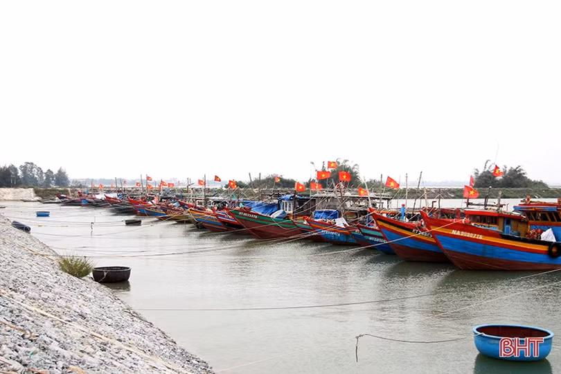 Ngư dân Nghi Xuân yên tâm khi có khu neo đậu tàu thuyền tránh trú bão