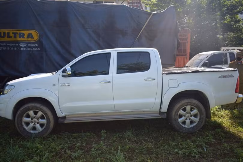 Phát hiện hơn 450 kg ma túy trên chiếc xe vô chủ ở miền Bắc Lào