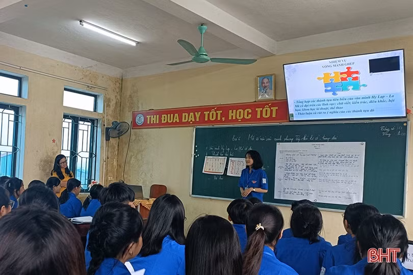 Hấp dẫn những tiết học Lịch sử theo chương trình mới