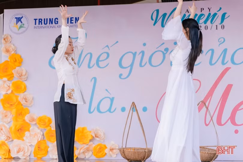 Món quà học sinh Trường Mầm non Trung Kiên tặng mẹ