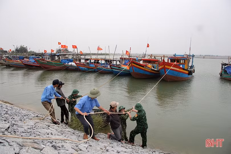Ngư dân Nghi Xuân yên tâm khi có khu neo đậu tàu thuyền tránh trú bão