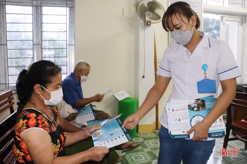 Nâng cao nhận thức trong kiểm soát, điều trị các bệnh không lây nhiễm tại Hương Sơn