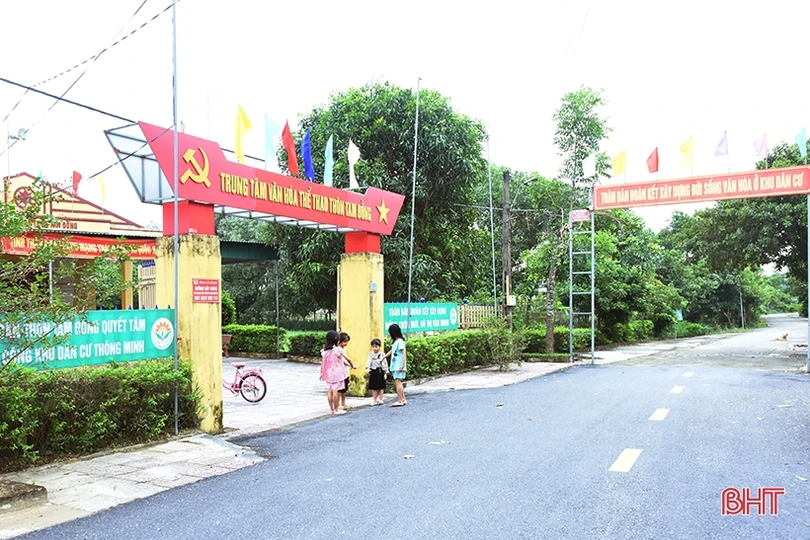 Thăm thôn Tam Đồng - nơi thí điểm xây dựng khu dân cư NTM thông minh của Hà Tĩnh