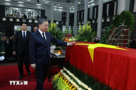 Lễ Quốc tang nguyên Chủ tịch nước Trần Đức Lương