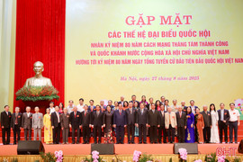 Tổng Bí thư Tô Lâm gặp mặt đại biểu Quốc hội qua các thời kỳ