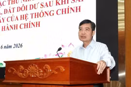 Thứ trưởng Bộ Tài chính Tạ Anh Tuấn kết luận hội nghị.