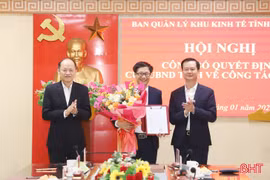 Ông Võ Tá Nghĩa giữ chức Phó Trưởng ban Quản lý Khu kinh tế Hà Tĩnh