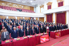 Khai mạc Kỳ họp thứ 34 HĐND tỉnh Hà Tĩnh khóa XVIII