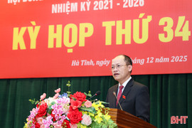 Khai mạc Kỳ họp thứ 34 HĐND tỉnh Hà Tĩnh khóa XVIII