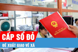 Đề xuất giao thẩm quyền cấp sổ đỏ cho cấp xã