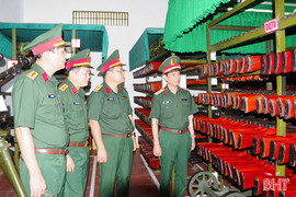 Bộ Quốc phòng kiểm tra cơ quan quân sự địa phương tại Hà Tĩnh