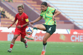 Tuyển nữ Myanmar thắng sốc U23 Australia 