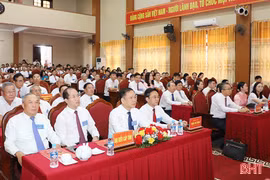 Phó Bí thư Thường trực Tỉnh ủy dự Đại hội Đảng bộ xã Can Lộc lần thứ nhất 