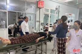 Tập trung cứu chữa nạn nhân vụ tai nạn nghiêm trọng tại Hà Tĩnh