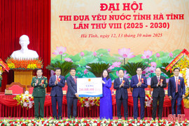 TRỰC TIẾP: Đại hội Thi đua yêu nước tỉnh Hà Tĩnh giai đoạn 2025-2030