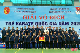 Hà Tĩnh xếp thứ 3 toàn đoàn Giải vô địch trẻ Karate quốc gia