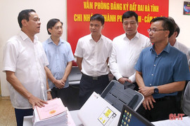 Hà Tĩnh triển khai chiến dịch 90 ngày làm sạch cơ sở dữ liệu về đất đai