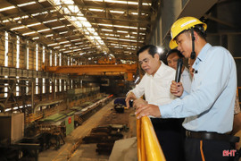Lãnh đạo Hà Tĩnh kiểm tra tiến độ một số dự án tại KKT Vũng Áng