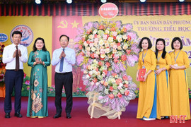 Bí thư Tỉnh ủy: Phát huy truyền thống, nâng cao chất lượng giáo dục trong năm học mới