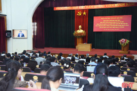 Hơn 35.000 đại biểu Hà Tĩnh học tập, quán triệt Nghị quyết 66-NQ/TW, Nghị quyết 68-NQ/TW