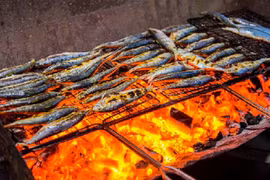 Cá trích nướng Đan Hải - ẩm thực đậm tình quê