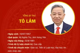 [Infographic] Tiểu sử Tổng Bí thư Tô Lâm