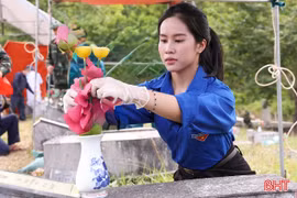 Những tấm lòng tri ân ở Nghĩa trang Liệt sĩ Nầm