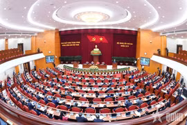 Thông cáo báo chí về ngày làm việc thứ hai Hội nghị Trung ương 2 khoá XIV