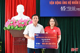 Một xã ở Hà Tĩnh ủng hộ nhân dân Cuba hơn 400 triệu đồng