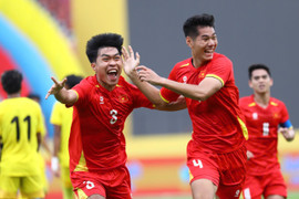 U22 Việt Nam vào bán kết sau trận thắng thuyết phục Malaysia