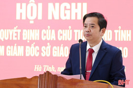 Công bố quyết định bổ nhiệm Giám đốc Sở GD&ĐT Hà Tĩnh