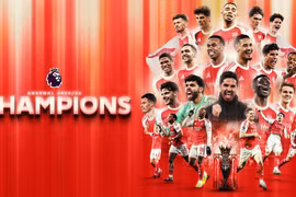 Arsenal vô địch Ngoại hạng Anh