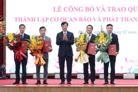 Công bố quyết định thành lập Cơ quan Báo và Phát thanh, Truyền hình Hà Nội