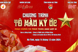 Chương trình "Tô màu ký ức" - phục dựng và trao ảnh liệt sỹ