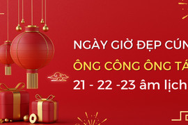 Giờ đẹp cúng ông Công ông Táo 2026 trong 3 ngày 8/2, 9/2, 10/2