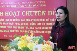 Sinh hoạt chuyên đề học và làm theo Bác gắn với nâng cao chất lượng tham mưu, ban hành nghị quyết