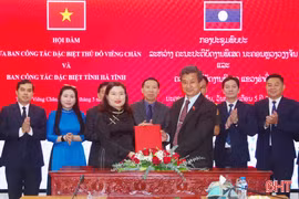 Hà Tĩnh - Viêng Chăn phối hợp tìm kiếm, quy tập hài cốt liệt sỹ