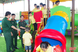 Bàn giao công trình giáo dục thể chất cho trung tâm hỗ trợ trẻ khuyết tật