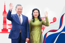 Tổng Bí thư Tô Lâm và Phu nhân lên đường thăm Hàn Quốc