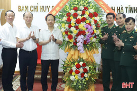 Lãnh đạo Hà Tĩnh chúc mừng Ngày truyền thống Bộ đội Biên phòng