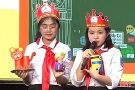 Ý tưởng “máy sản xuất giấy” đưa đội THCS Sông Trí vào tứ kết “Ô cửa tiếng Anh”