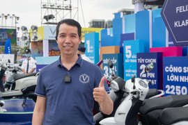 Người dùng hào hứng với xe máy điện VinFast Evo Grand